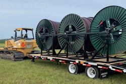 Felling FT-30-2 LP Triple Reel Cable Trailer