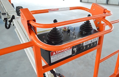 Snorkel Guard is a simple, mechanical secondary guarding system that is fitted as standard to all factory-built Snorkel boom lifts.
