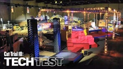 Cat Trial 10: Tech Test is a ninja warrior obstacle course with built-in technicians skills tests.