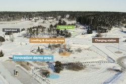 The more than 710,000-sq.-ft. “innovation zone” at the Customer Center in Eskilstuna, Sweden, will include a secure track for full-electric, automated and teleoperated machines with charging infrastructures and 5G connectivity, a control and training room building, a spectator stand and training area for the Volvo Co-Pilot assist functions.