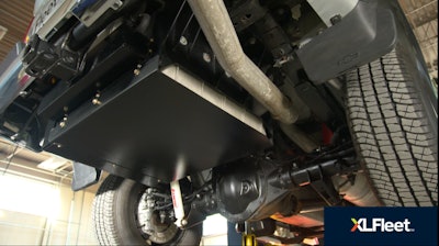 The heart of the plug-in hybrid electric drive system is the high-efficiency 15-kWh lithium-ion battery pack which mounts under the chassis.