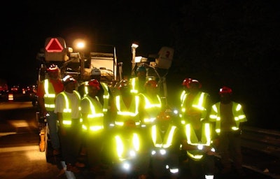 To optimize safety in work zones, CRH supplies every worker with high-vis PPE and a Halo Safety Light for their hard hat.