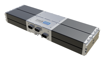 Shown is a concept for Libertine's end product, which brings together the electric components as well as control hardware and software into a platform engine developers can use to command compression ratios cycle by cycle.