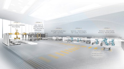 Liebherr battery assembly