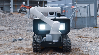 Baubot Fully Mobile Construction Robot