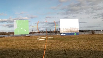 The software created by Anarky Labs through a collaboration with Flyby Guys, uses Microsoft HoloLens, allowing pilots to see telemetry data in the sky, rather than looking down at a screen.