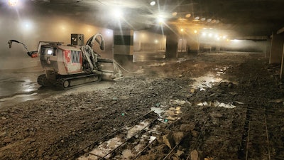 Conterra Restoration and a suite of Aquajet Hydrodemolition equipment provided an eco-friendly solution during a multi-year, multi-million dollar parking garage renovation in Toronto’s East End.