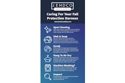 Caring For Your Fall Protection Harness Jendco Infographic