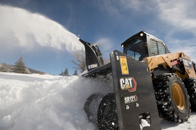This snow blower configuration excels in moving heavier snow from long-run situations.