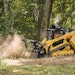 Caterpillar's largest compact track loader, the 299D3 XE, delivers outstanding performance when powering high production hydromechanical attachments like mulching heads. This machine supplies a 110-gross-hp engine that combines with a 40-gpm high-flow/high pressure hydraulic system, delivering a hydraulic horsepower rating of 94 hp.