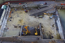 The Kuwahee plant project called for cutting 146 squares measuring 4 ft. and forty-five 36-in.-diameter holes in 15-in. concrete heavily reinforced with 1.25-in. rebar.