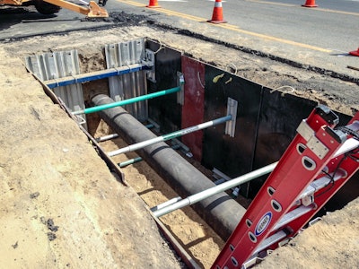 Manufacturer’s tabulated data contains charts and tables that dictate whether a protective system can be used at certain depths and under certain conditions.