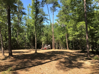 With a couple hundred acres to mulch but no need for a quick turnaround, the customer agreed to let Peterson come clear it as time allowed, meaning steady long-term work for the contractor.