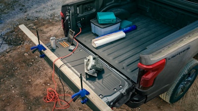 Tailgate work surface