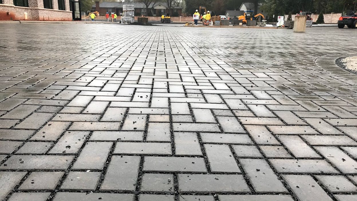 Case Study Savings With Permeable Interlocking Concrete Pavers Picps In North Carolina Parking Lot For Construction Pros