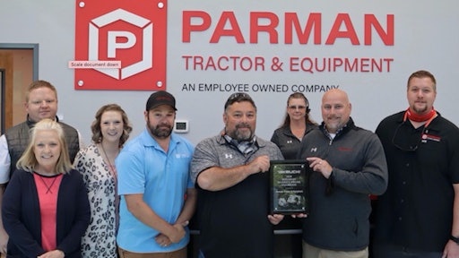 Takeuchi Parman Tractor Award