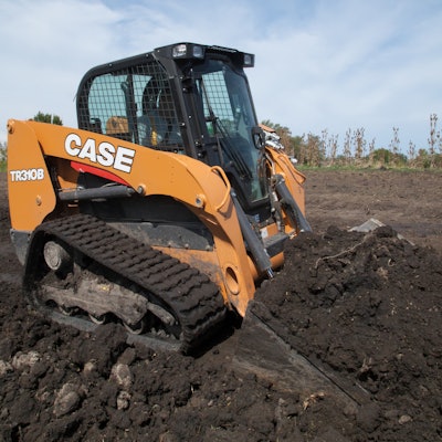Rubber tires and tracks can easily be damaged during a shift. With compact track loaders, it is important to look for cracks, damage and debris. Also look at rollers and idlers.