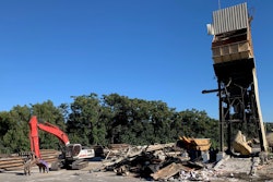 The conveyor pit started at 12 in. concrete and ended up to be 18-in. thick, with No. 8 rebar on 10-in. centers.