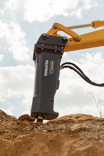 Komatsu Breaker Up Close