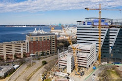 View of the new CHKD Mental Healthcare facility jobsite scheduled to open in 2022.