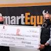 Regional Executive Director Timothy Bayly of ALSAC, the fundraising and awareness organization for St. Jude Children's Research Hospital, accepted SmartEquip’s $250,000 donation from its CEO Fernando Piñera on April 30.
