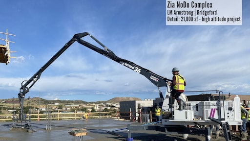 Screeding Concrete Floors in the Sky