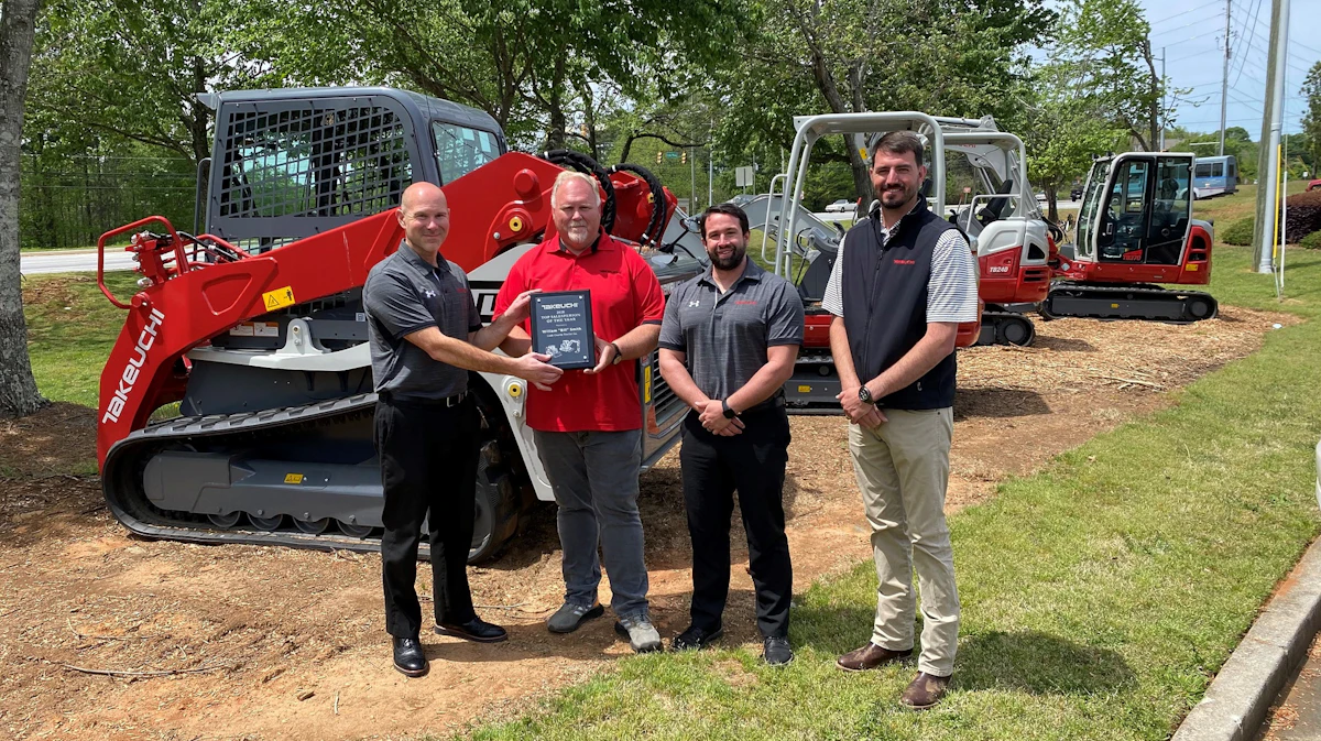 Smith of Cobb County Tractor Named Takeuchi Top Dealer Salesperson - Vimarsana News