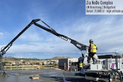 Screeding Concrete Floors in the Sky