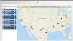 Advanced Map On Laptop