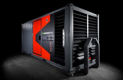 Aquajet’s new Ecosilence 3.0 offers a number of innovations including an integrated, low-emission engine with the latest technology and a liquid-to-air cooling system. It employs auto start/stop technology, which temporarily shuts down the engine when not in operation, reducing idling as much as 50%.