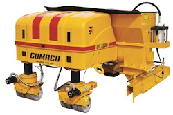 The CC-1200e Battery-Powered Curb Machine