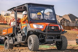 UTVs are primarily used for hauling materials, equipment and people, especially on large jobsites. They can also be fitted with attachments and accessories to increase versatility.