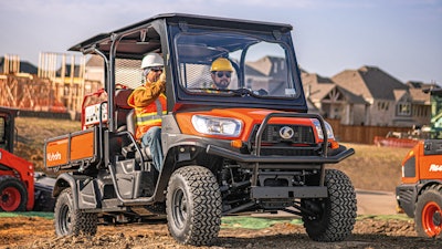 UTVs are primarily used for hauling materials, equipment and people, especially on large jobsites. They can also be fitted with attachments and accessories to increase versatility.
