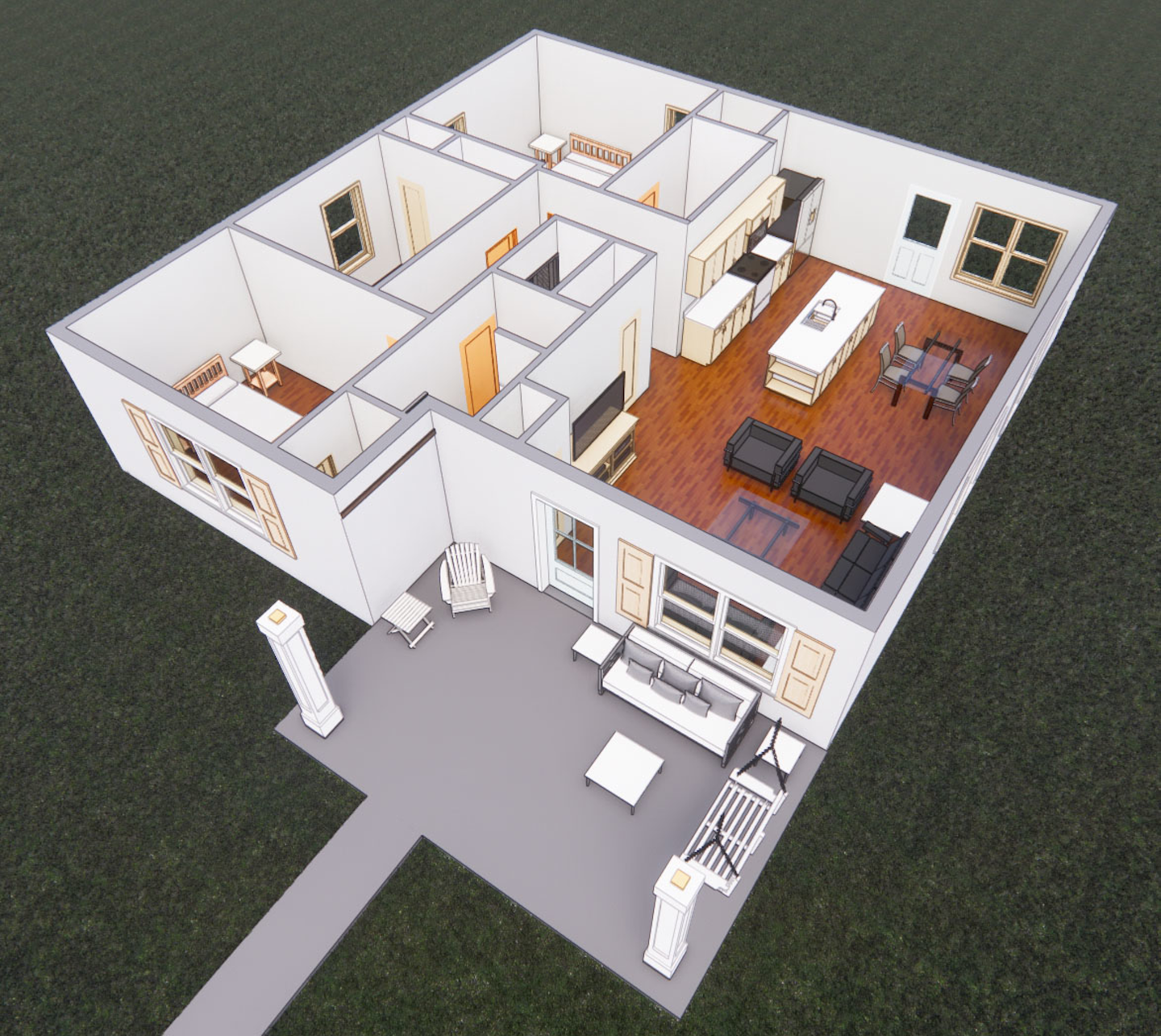 Interiors No Roof 1