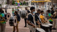 Members of The Roots of Music performed at the 2021 PCI Convention's Welcome Reception in New Orleans. PCI Cares raised $5,000 for The Roots of Music.