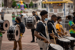 Members of The Roots of Music performed at the 2021 PCI Convention's Welcome Reception in New Orleans. PCI Cares raised $5,000 for The Roots of Music.