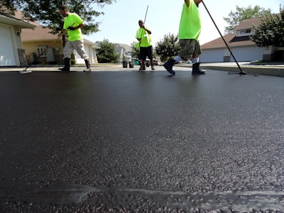 Sealcoat Application 6inch