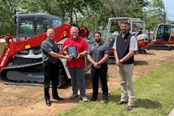 Takeuchi 2020 Cobb- Bill Smith Top Salesperson Award