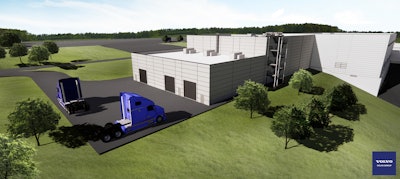 Shown is a rendering of the $33 million state-of-the-art Vehicle Propulsion Lab, which is expected to be completed in Q2 2023.