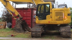 This Komatsu is not going to work today. Heavy rain overnight made the jobsite too dangerous and unproductive. Weather is a constant but unpredictable source of uncertainty, stress and financial loss for many equipment-renting construction professionals. Weather Warranty automatically extends equipment rentals so contractors can keep their rented equipment on site until the work is done.