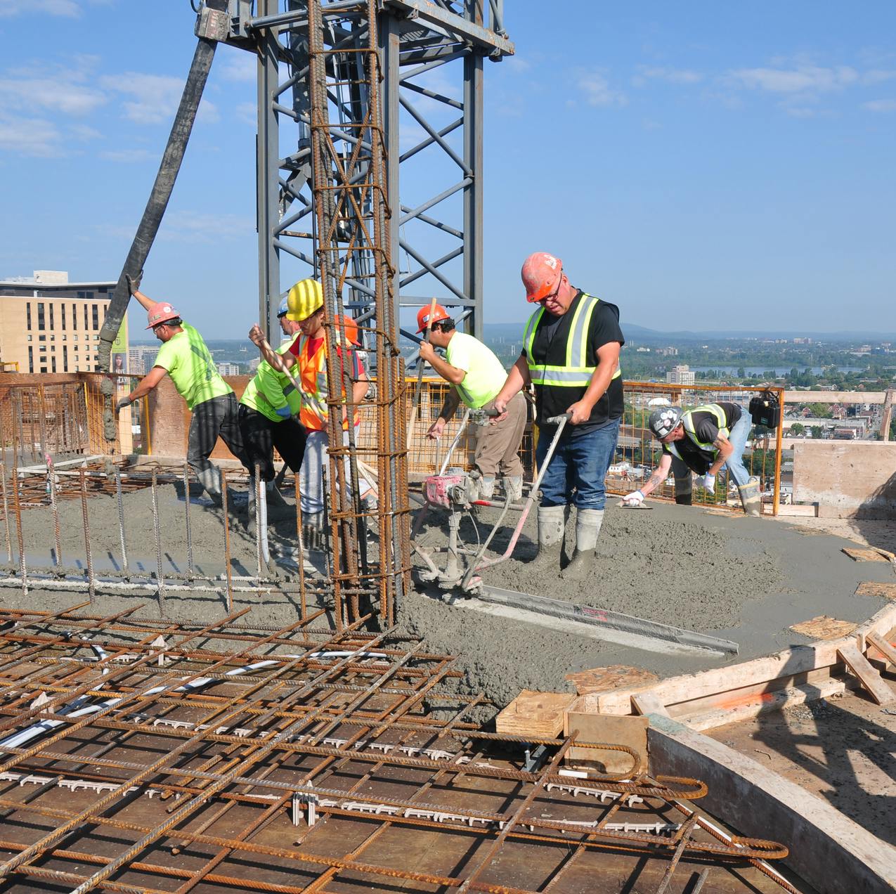 Mass Concrete Pour in Hot Weather