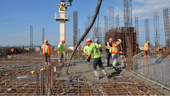 Mass Concrete Pour in Hot Weather