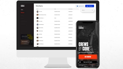 The platform helps to hire, manage, and deploy crews with a task and labor management tool that syncs with construction companies' existing systems.