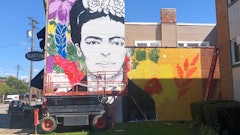 Frida Kahlo Mural - Barrio Lakewood