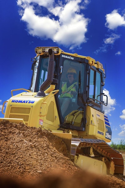 Komatsu has also expanded to level of automation possible with IMC 2.0 integrated machine control. The company added more features into the suite, now the Komatsu crawler dozers can use automatics from grass to grade.