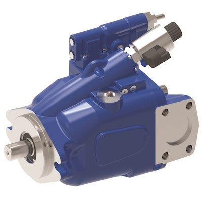 Advanced pumps, like Eaton's X20 pump with electronic displacement control, can help electric machines better manage power consumption through configurable operation modes and other software solutions.