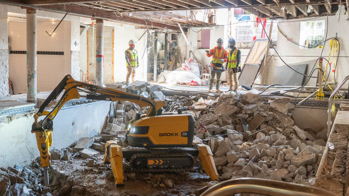 Demolition Robot Cuts a Pool from a Historic Basement 25% Under Budget - Vimarsana News