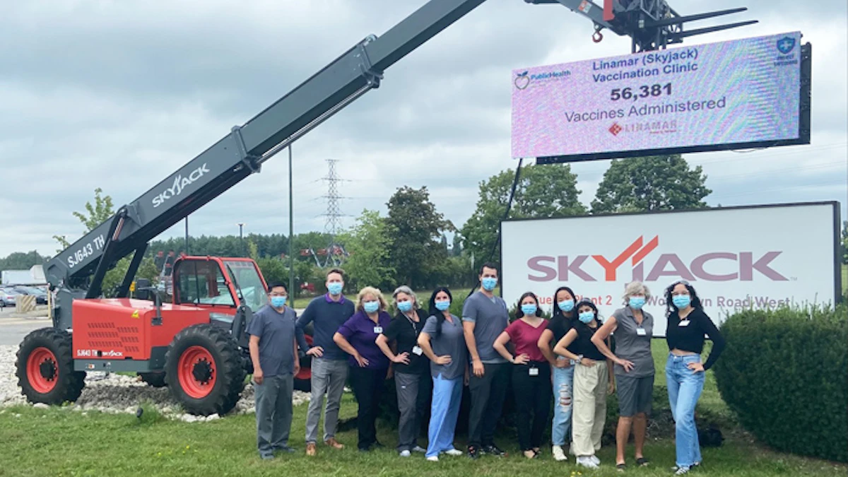 Linamar, Skyjack Wrap Up COVID-19 Clinic After Successful Campaign - Vimarsana News