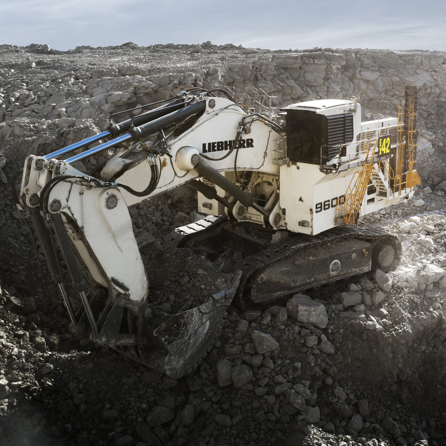 The R9600 is one of three new excavators Liebherr is debuting at MINExpo.