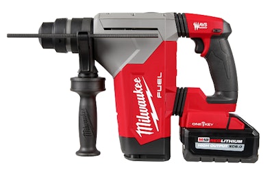 The M18 FUEL 1-1/8 in. SDS Plus Rotary Hammer with ONE-KEY